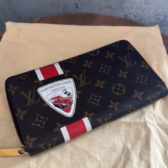 Louis Vuitton classic monogram china run zippy zip around wallet organizer - Picture 15 of 15